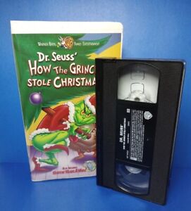 VHS/VCR Tape How the Grinch Stole Christmas 1966 Film 1994 Clamshell Case Tested
