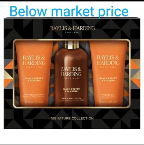 Baylis and Harding gift set Signature Collection Aftershave,Hair&Body, Showergel