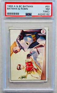 1966 Original - #50 BATMAN & ROBIN (A & BC) (England Version) - PSA 7 (MC) - Picture 1 of 5