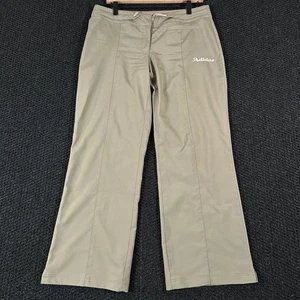 Pantalones deportivos Adidas para mujer color tostado pierna ancha bordado logotipo talla L - Imagen 1 de 10