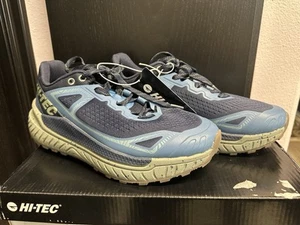 Hi Tec Herrenschuhe - Black Iris / Captain Blue / Seagrass - US Größe 8 - Neu im Karton - Bild 1 von 10