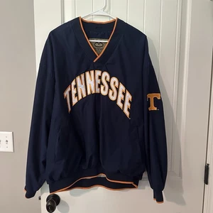 Vintage Tennessee Volunteers Vols idrorepellente pullover giacca camicia uomo XL - Foto 1 di 6