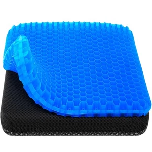 Gel Seat Cushion, Cooling seat Cushion (Super Large & Thick), Breathable Hone... - Picture 1 of 7