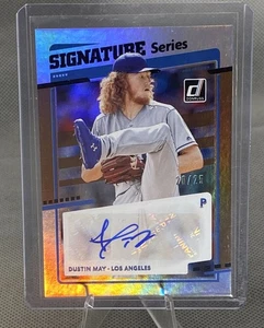 2020 Panini Donruss Signature Series Gold /25 Dustin May #SS-DM Rookie Auto RC - Picture 1 of 2
