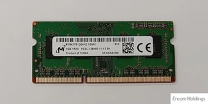 Dell Memory Module - 4 GB - DDR3L - 1600 MHz - Non-ecc - MT8KTF51264HZ-1G6N1 - Picture 1 of 1