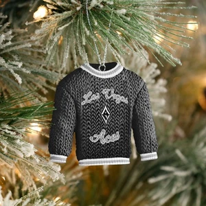 FOCO-WNBA Las Vegas Aces Holiday Sweater Christmas Xmas Ornament(A'ja Wilson) - Picture 1 of 4