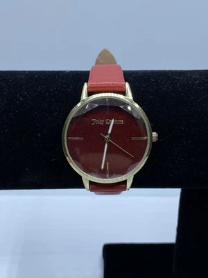 Juicy Couture 34mm Designer Quartz Red Ladies Watch - Image 1 of 4