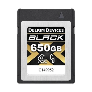 Black 650GB CFexpress 4.0 Type B Memory Card with pSLC Flash, up to 3530MB/s ... - Picture 1 of 7