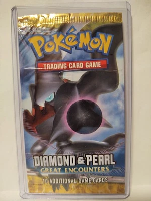 Pokemon D&P Great Encounters Darkrai Empty Booster Pack Art - No Cards Included - Image 1 of 4