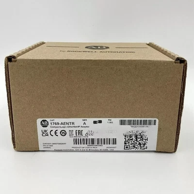 New Allen-Bradley 1769-AENTR SER A Compactlogix Ethernet/IP Adapter 1769AENTR - Image 1 of 4