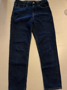 Gap Teen Sky High Rise Dark Blue Skinny Ankle Jeans With Washwell Size 16 - Picture 1 of 3
