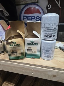2 Elementos de Filtro de Aceite Sullair Genuinos 408107 Nuevo Sellado Compresor de Aire Parte Nos - Imagen 1 de 3