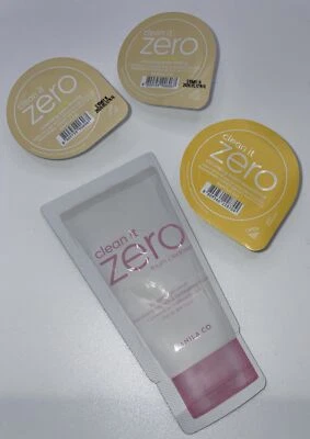 Banila Co Clean It Zero Limpiadores 2x Ceramida Firme 1x Nutritivo 1x Muestras de Espuma Foto 1 de 4