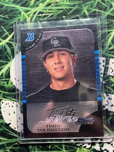 2005 Bowman Chrome Troy Tulowitzki First Year Colorado Rockies