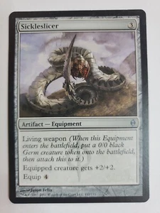 MTG Magic The Gathering Card SickleslicerArtifact Equipment New Phyrexia 2011 - Picture 1 of 2