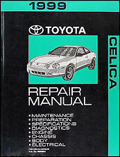 1999 Toyota Celica Repair Manual NEW Original OEM Shop Service Book 99 GT 