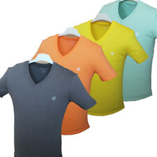 Marc O'Polo Shirt Dreiviertel-Ärmel Allover-Muster T-Shirt blau Größe S XS
