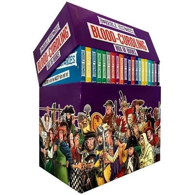 Horrible Histories 20 Book set Collection Blood Curdling History Box Set NEW - Image 1 of 4