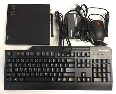 Lenovo ThinkCentre M73 Mini Desktop 10AY0082US/i3-4150T/4GRAM/500GHDD/Win10 Pro - Image 1 of 4