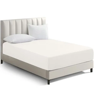 Full Fitted Sheet 16” Extra Deep Pocket Elastic Bed Sheets Twin Full King Queen - Picture 1 of 92