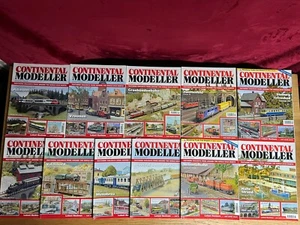 Continental Modeller Train Magazines Years 2013 2014 2015 2016 2017 x11 mixed - Picture 1 of 13