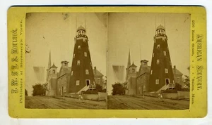 STEREO - MAINE -PORTLAND – OBSERVATORY – MOULTON PUBLISHER - Picture 1 of 2