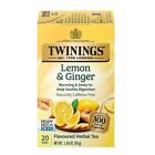 Twinings Lemon and Ginger Tea - 20 count