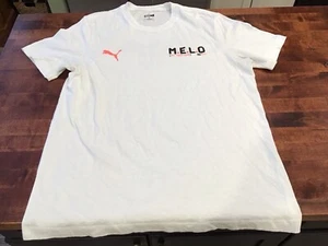 New PUMA M.E.L.O. 01 of 01 NOT FROM HERE T-Shirt, WHITE, LARGE - Picture 1 of 5