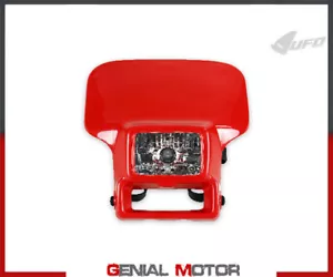 Headlight 12V 35W UFO Plastic For Honda Xr 250R 1996 > 2021 Red XR - Picture 1 of 2