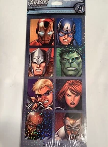 Hallmark Avengers zusammenbauen Captain America holografische Aufkleber 2 Blätter versiegelt - Bild 1 von 1