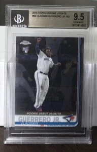 Topps 2019 actualización cromada Vladimir Guerrero JR novato radiocontrol #58 BGS 9,5 Blue Jays - Imagen 1 de 2