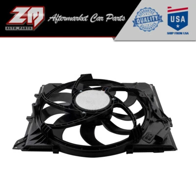 Radiator And Condenser Fan For BMW 328i 128i 325i 330i E87 E90 BM3117101 - Image 1 of 4