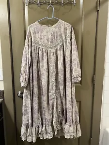 Magnolia Pearl cotton European embroidered Iruka Lace dress One size (item A24) - Picture 1 of 13