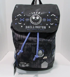 Nightmare Before Christmas Jack Skellington Slouch Backpack Glow in the Dark NWT - Picture 1 of 19