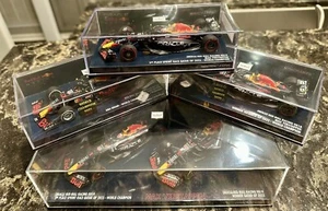 Max Verstappen World Champion Minichamps 1:43 Lot Abu Dhabi Japan Qatar - Picture 1 of 5