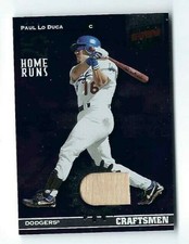 Paul LoDuca Donruss Best of Fan Club Master Craftsmen Bat Card #d 159/175
