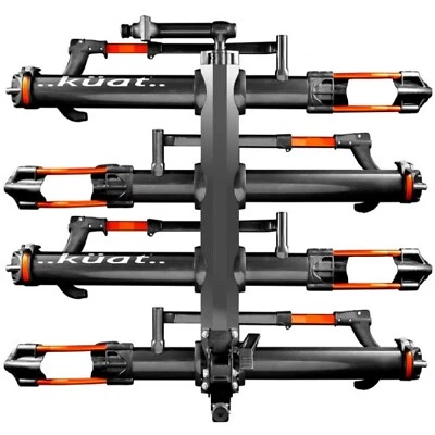 Kuat NV 2.0 Series 4-Велосипед Серый Металлический Велосипедный Багажник с Дополнительным Комплектом для 2" Ресиверов - Изображение 1 из 4