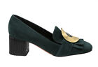 Authentic Baldinini Leather Italian Designer Shoes New Collection Green