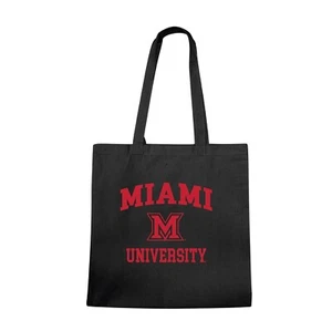 Miami University RedHawks MU Institutional NCAA Team Seal Tote Bag - Picture 1 of 1