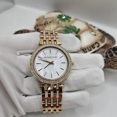 MICHAEL KORS MK3220 WOMEN'S WATCH ROSE GOLD STRAP ROSE GOLD DIAL SILVER CASE - Image 1 of 4