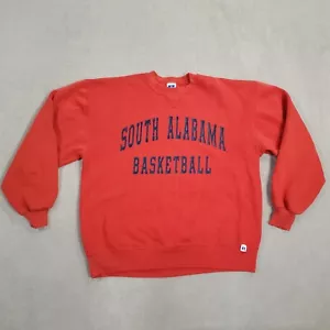 VINTAGE South Alabama Sweatshirt Womens Large Red Pullover Sweater Crewneck USA - Picture 1 of 9