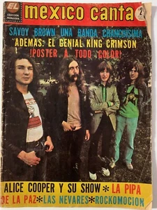 Mexico Canta 390 Nov 1972, Magazine Alice Cooper / King Crimson / Savoy Brown - Picture 1 of 7