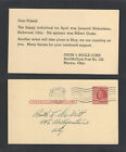 1953 DRUM & BUGLE CORP MARION OHIO ADVERTISING POSTAL CARD US UX38