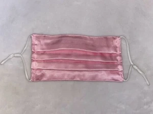 Silk face mask nose wire adjustable washable reusable - Picture 1 of 9