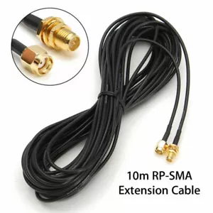 10M Antennenanschluss RP-SMA-Verlängerungskabel Kabelleitung Für WLAN-Router - Bild 1 von 3
