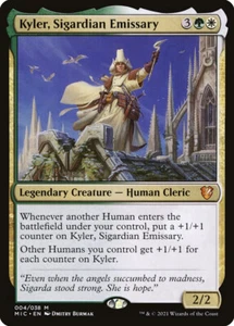 MTG Kyler, Sigardian Emissary - Innistrad: Midnight Hunt Commander #004 - Picture 1 of 1