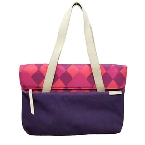 STM Sydney Australia Grace Deluxe Sleeve for 15" Laptop Purple Diamonds Tote Bag - Picture 1 of 16