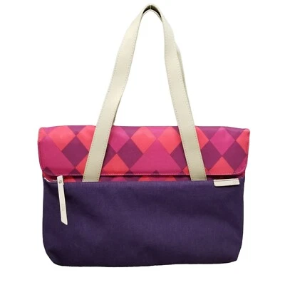 STM Sydney Australia Grace Deluxe Sleeve for 15" Laptop Purple Diamonds Tote Bag - image 1 of 4