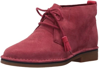 Hush Puppies Womens Cyra Catelyn Boots 5490-601 Dark Red Suede  NIB - Image 1 of 3