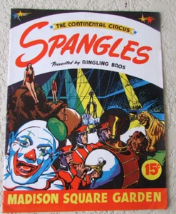 1943 Ringling Bros Zirkus Madison Square Garden Continental Spangles Programm 24p - Bild 1 von 11